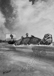 St. Brendan and Crew Mistake a Sea Monster for an Island