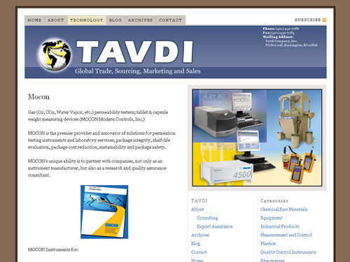 TAVDI website